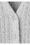 Knitted patterned knitwear cardigan - 7