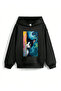 Cute Cats Printed Hooded Children's Sweatshirt