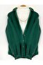 Unisex Green Oversize Thick Winter Genuine Fleece Shirt