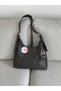 Women's Shoulder Bag with Buckle Detail, Strap and Zipper, Small Wallet En34 Boy22 - 6