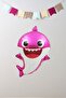 Pink Baby Shark Foil Balloon - 3