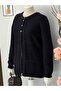 Plain Knitwear 3 Buttoned Short Cardigan - 3