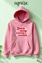 You Are Doing Amazing Sweetie Printed Cotton 3 Thread Oversize Sweatshirt