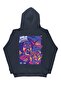 Lenithra Las Vegas Back Printed Unisex Oversize Smoked Hoodie - 5