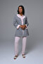 Women's Powder Jacquard Front Buttoned Winter Special Design Maternity Pajama Set