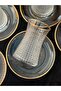 6 Person Hand Cut 24K Original Gold Plated Tea Set (Model4) - 3