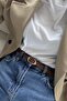 Marta Gold Buckle Women's Belt