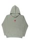 Lenithra Lip and Thorn Back Printed Unisex Oversize Gray Hoodie - 6