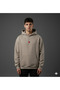 Lenithra Lip and Thorn Back Printed Unisex Oversize Beige Hoodie - 2