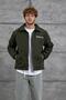 Men's Jacket Nmrc Seasonal Oversized Green Oversized Loose Fit Parachute Fabric - 6