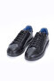 Capri Black Printed 100% Genuine Leather Men's Snaker Shoes - 2