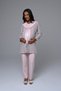 Women's Powder Jacquard Winter Design Maternity Pajamas Set 3-Piece Set