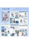 U7-10 Pages Girl Magazine Sticker Book - Color: Blue - 3