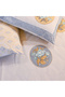 Heritage Block Print 100% Cotton Percale Bedsheet with 2 Pillowcases - 2