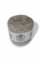 2 Layers of White Angora, 1 Layer of Brown Viscose with Gold Glitter Wrapped Around It, Knitting Yarn (500 Gr.) - 2