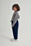 Unisex Children's Interlock Side Pocket Trousers Navy Blue - 2