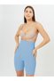 Porfy Model Laser Cut 5 Zone Fitted Extra Tight Corset Blue Color096