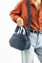 Soft Textured Ultra-Lightweight, Waterproof Polyamide Fabric Shoulder/Arm Bag Navy Blue Model:(571-13-14H)