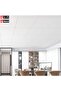 Gypsum False Ceiling Tile, Ultra-Thin White 595x595x7mm, Pack of 8 Pieces - 3