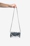 Women's Crocodile Pattern Chain Baguette Hand and Shoulder Bag - Silver - 4