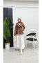 Zippered Pocket and Lace-Up Waist Coat 62633 - 4