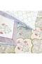 Heritage Block Print 100% Cotton Percale Bedsheet with 2 Pillowcases