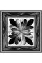 Golden Lily - Black - 100% Silk Twill Scarf - 90X90 cm - 5