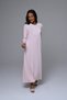 Women's Powder Cotton Full Length Winter Long Sleeve Special Design Maternity Nightgown Nightgown Set of 2 - 3