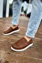 Ch091 Brecon Men's Casual Laceless Leather Classic Shoes Cbt - Tan