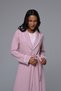 Women's Powder Cotton Full Length Winter Long Sleeve Special Design Maternity Nightgown Nightgown Set of 2 - 2