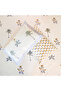 Heritage Block Print 100% Cotton Percale Bedsheet with 2 Pillowcases - 4