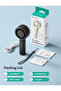 HALO 01 Portable Rechargeable Handheld Fan, 6000RPM, 3000mAh, Black, PB01-BK - 7
