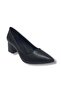 677-26 Skin Leather Square Heel Women's Shoes