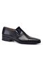 Black Laceless Winter Men's Shoes -75584- - 2