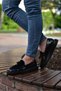 Ch002 Loafer Verniciata Men's Casual Slip-On Corcik Patent Leather Suede Classic Shoes Rsst - Black - 5