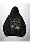 Black Unisex City Drip Gold Design Printed Oversize Hoodie Sweatshirt