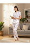 Women's Hearted Pajama Set - 4