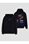 Pink Floyd Dark Side Moon Design Printed Hooded Sweatshirt