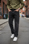 100% Cotton Oversize Baggy Jeans - Vintage Style - 4