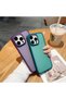 iPhone 13 Pro Max Purple Color Frosted Matte Chrome Frame Phone Case - 3