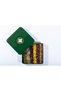 Green Metal Box Mixed Wick Turkish Delight 800 Gr