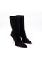 Black Suede Leather Boots