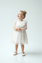 Baby Girl Dress Girls Kids Dress Birthday Party Wedding Dress Long Sleeve Lined Dress - 4