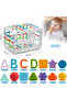 - Baby Shape Sorter Learning Box With Alphabet Blocks - 8