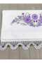 Handmade, Handcrafted Guipure Embroidered Towel 50X90 Premium Cotton 240Gr - 3