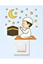 Sticker on the Wall - Wall Sticker for Children's Baby Room - Boy Praying Ramadan Sticker 1
