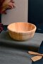 Bamboo Round Large Bowl Wooden Salad Bowl 700820