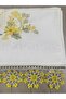 Handmade, Handcrafted Guipure Embroidered Towel 50X90 Premium Cotton 240Gr - 2