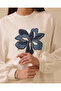 Nakış Detaylı Sweatshirt - 5