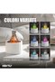 Air humidifier with flame effect aromatherapy diffuser, ambient lighting - 3